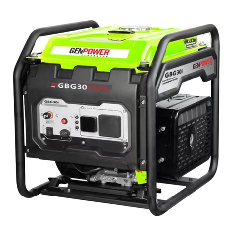 GENPOWER GBG 30I Operating instructions