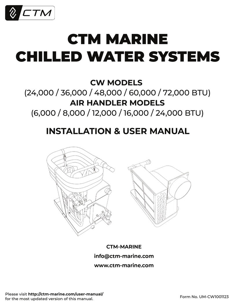 CTM CW-24H Installation & user manual