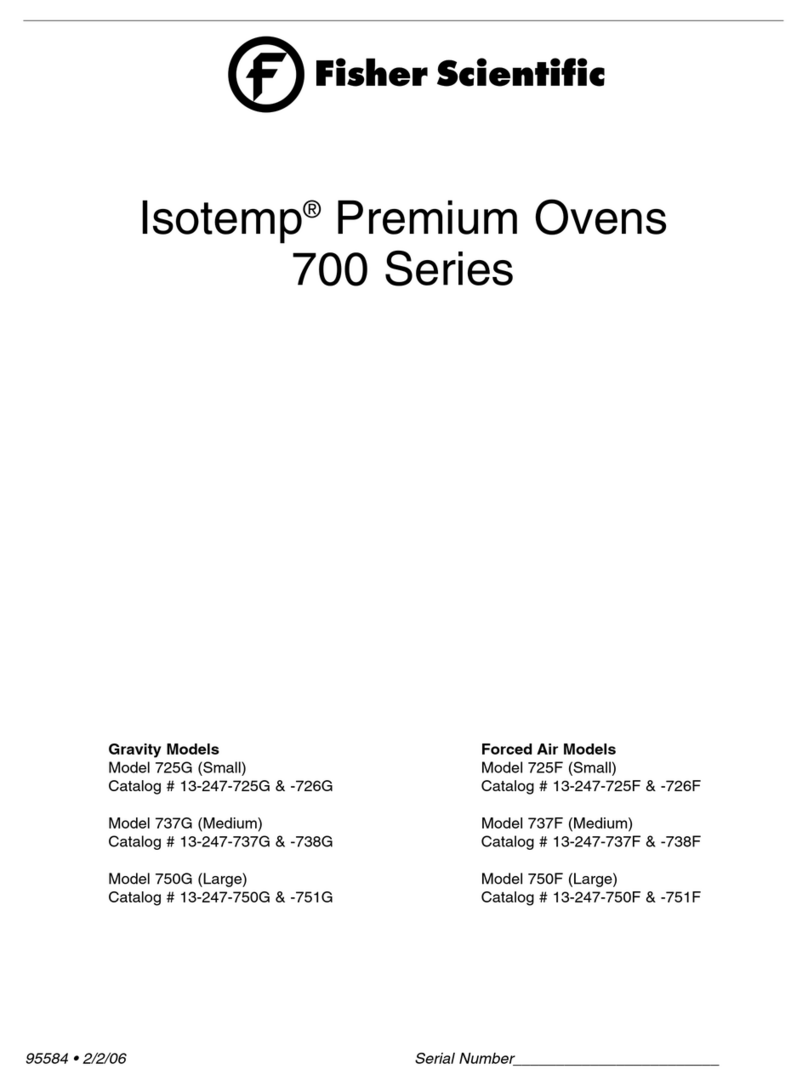 Fisher Scientific Isotemp Premium 700 Series manual