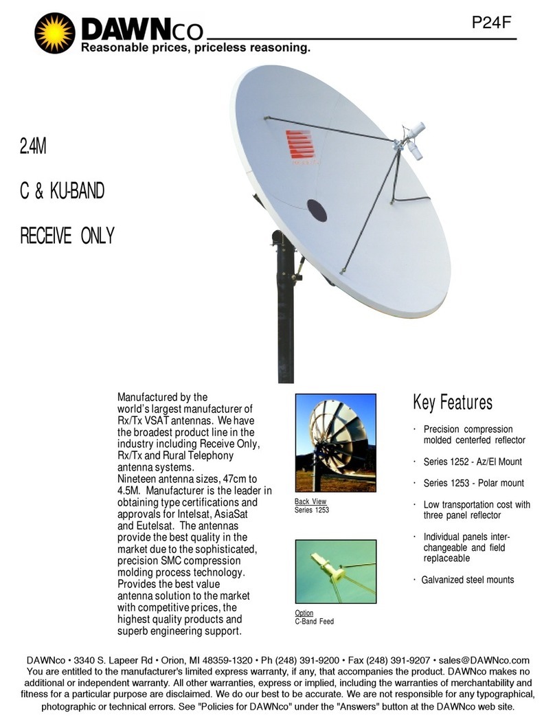 Dawnco 1252 Series manual