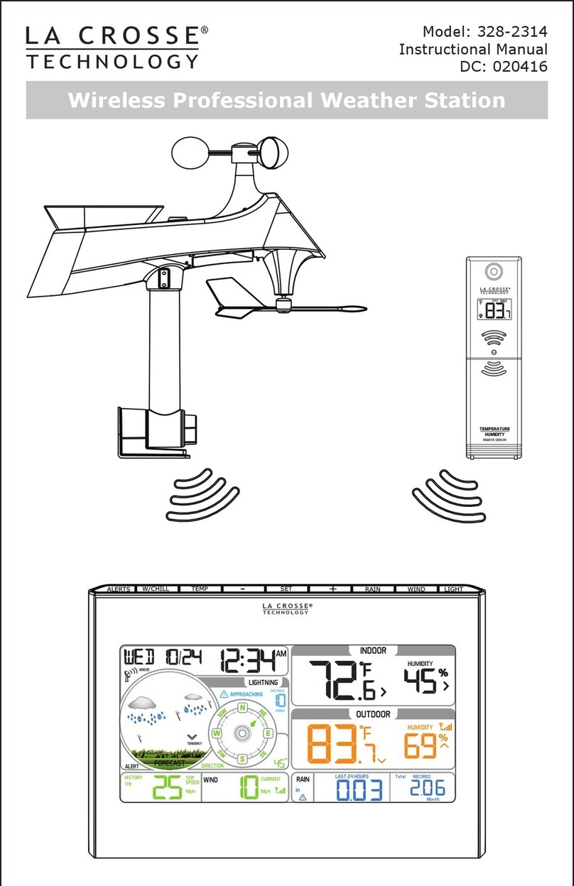 La Crosse Technology 328-2314 Instructional manual La Crosse Technology 328-2314 Instructional manual