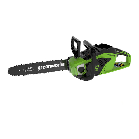 GreenWorks ELITE CS-160-T User manual