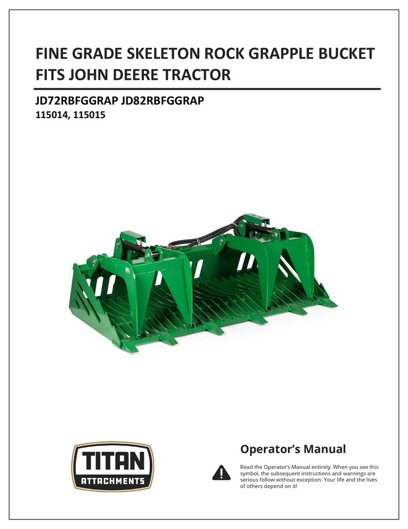 Titan Attachments JD72RBFGGRAP User manual