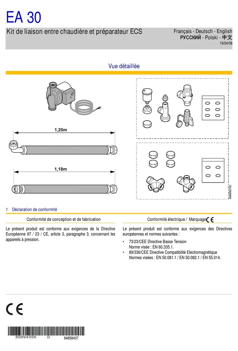 DeDietrich EA 30 manual
