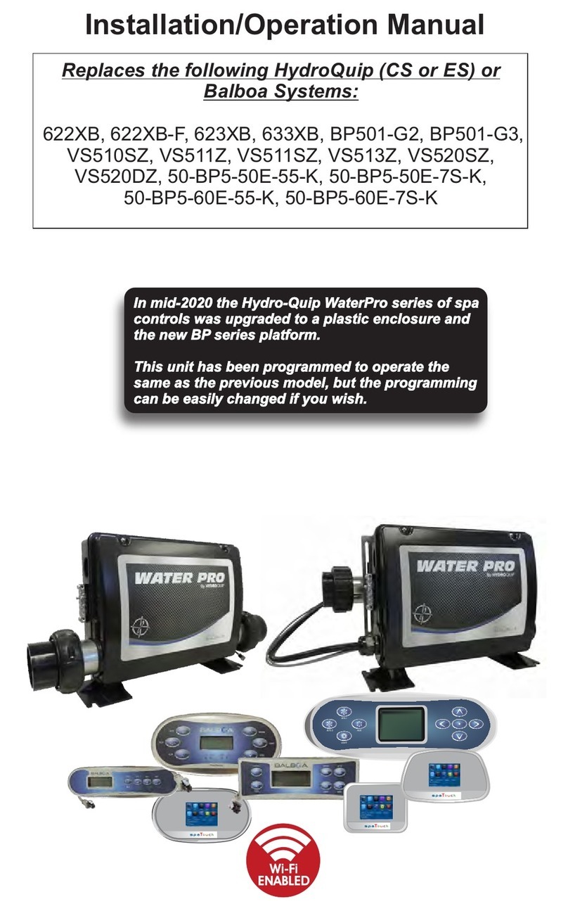 HydroQuip WaterPro 622XB User manual HydroQuip WaterPro 622XB User manual