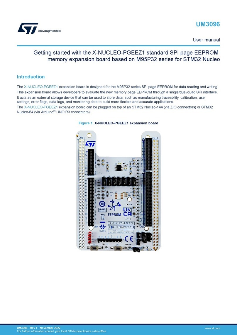 STMicroelectronics X-NUCLEO-PGEEZ1 user manual