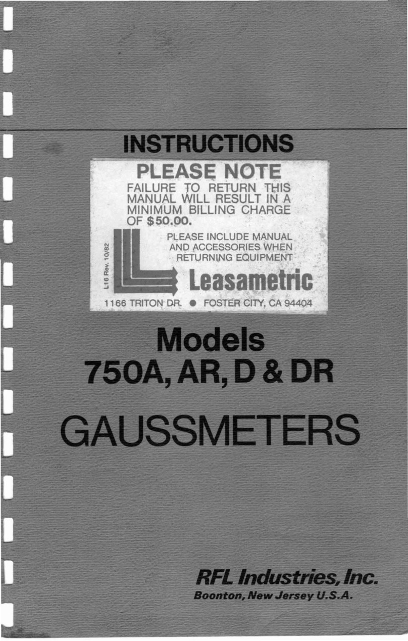 RFL 750A instructions