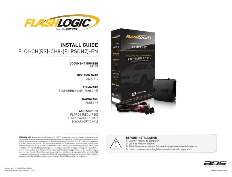 ADS FlashLogic FLRSCH7 User manual