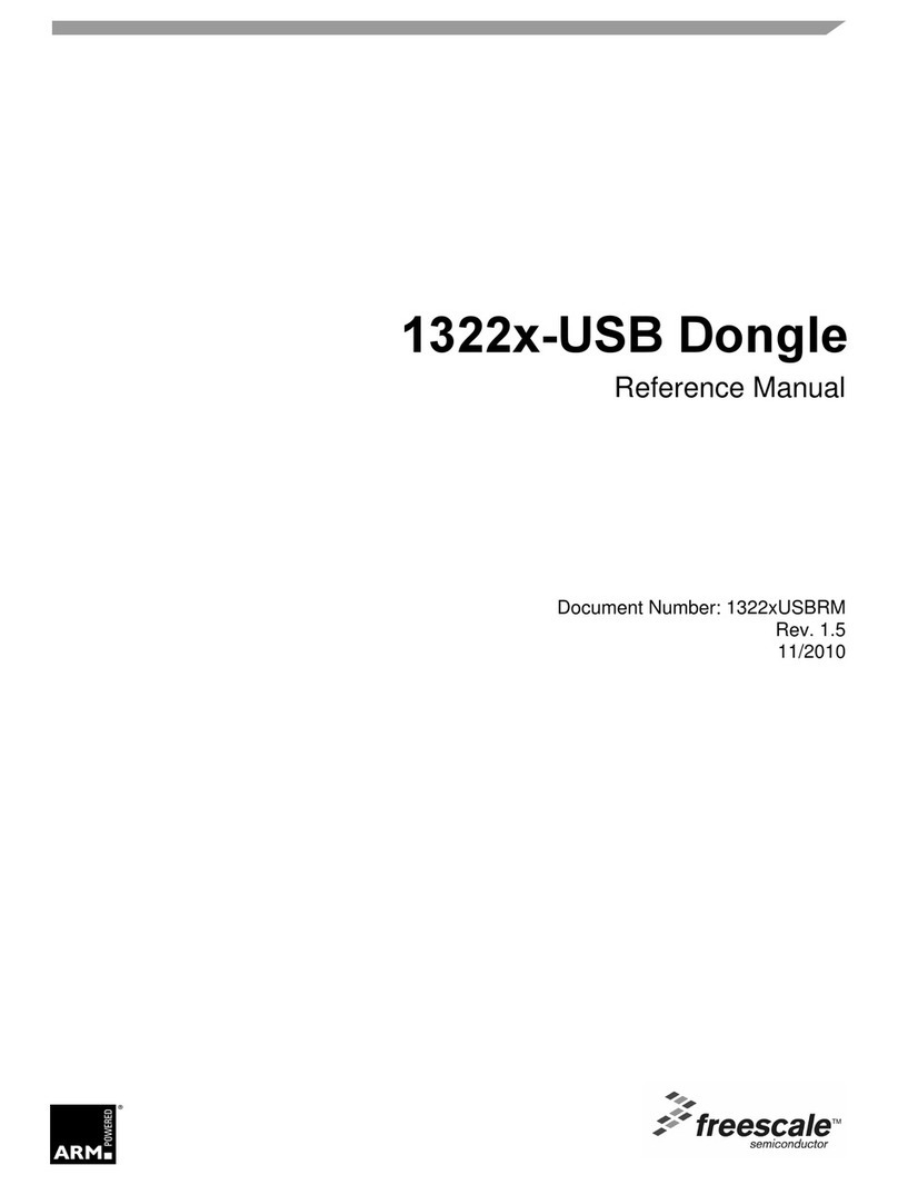 Freescale Semiconductor 1322x-USB Dongle Reference manual