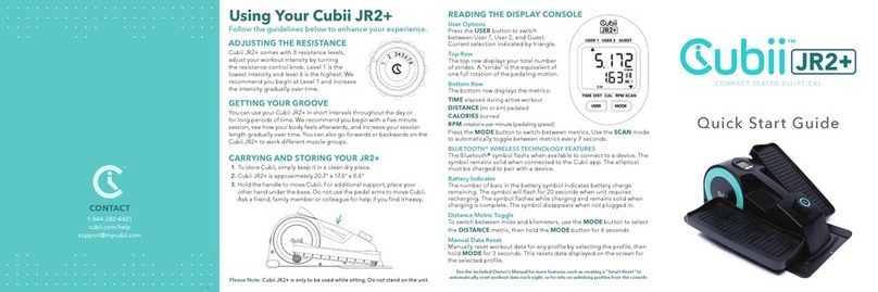 Cubii JR2+ User manual
