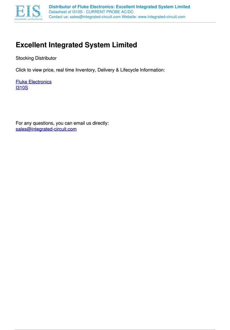 Fluke i310s User manual