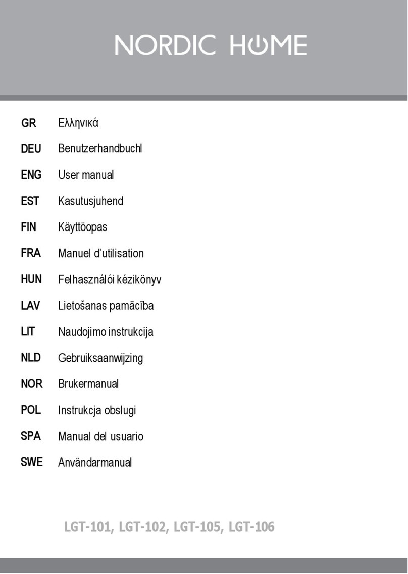 Nordic Home LGT-101 user manual