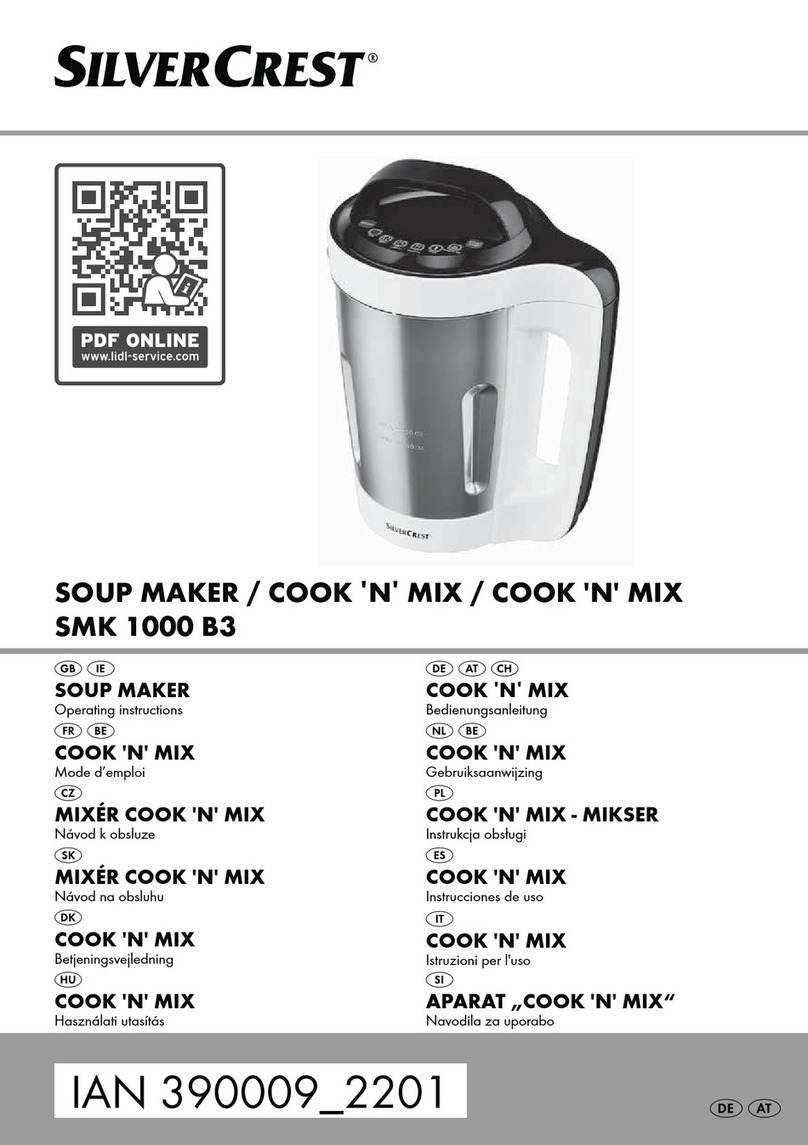 Silvercrest COOK 'N' MIX User manual