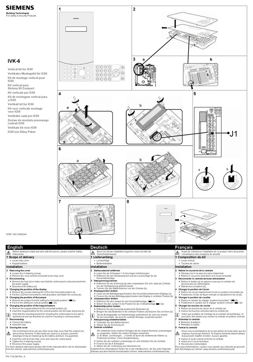 Siemens IVK-6 User manual Siemens IVK-6 User manual