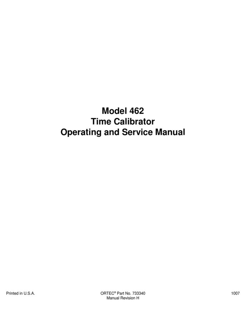 ORTEC 462 Operating and service manual
