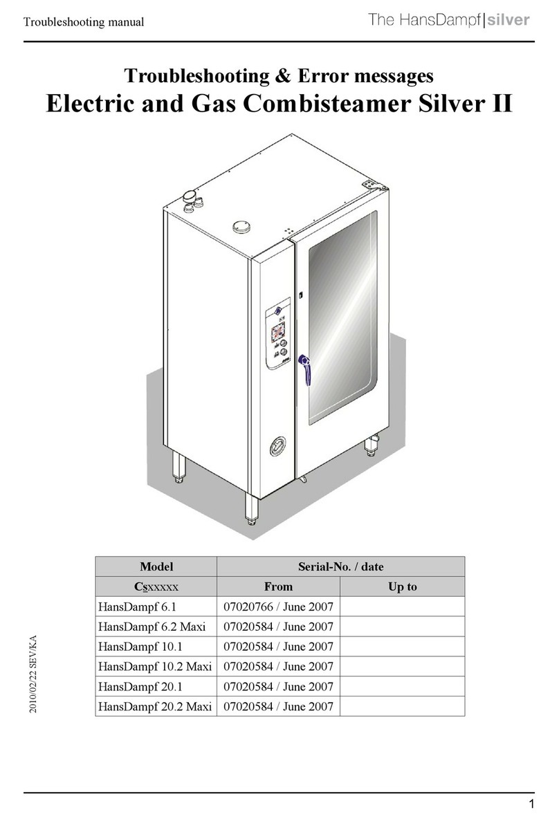MKN Combisteamer Silver II Troubleshooting