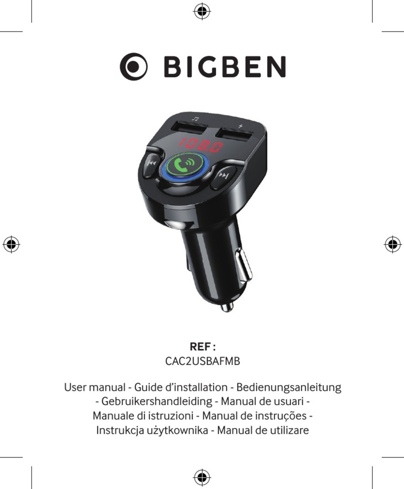 Bigben CAC2USBAFMB user manual