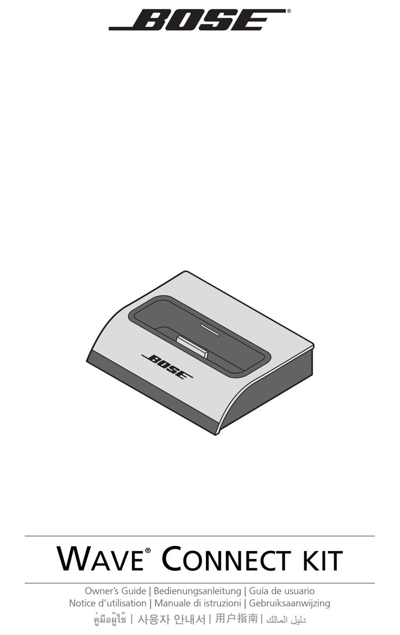 Bose WAVE CONNECT KIT owner's guide