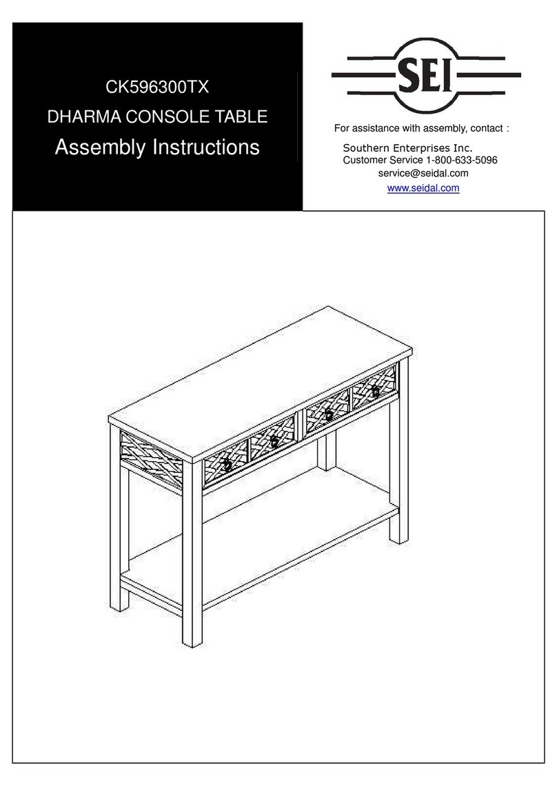 SEI DHARMA CK596300TX Assembly instructions SEI DHARMA CK596300TX Assembly instructions
