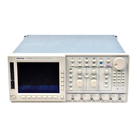 Tektronix AWG410 Service manual