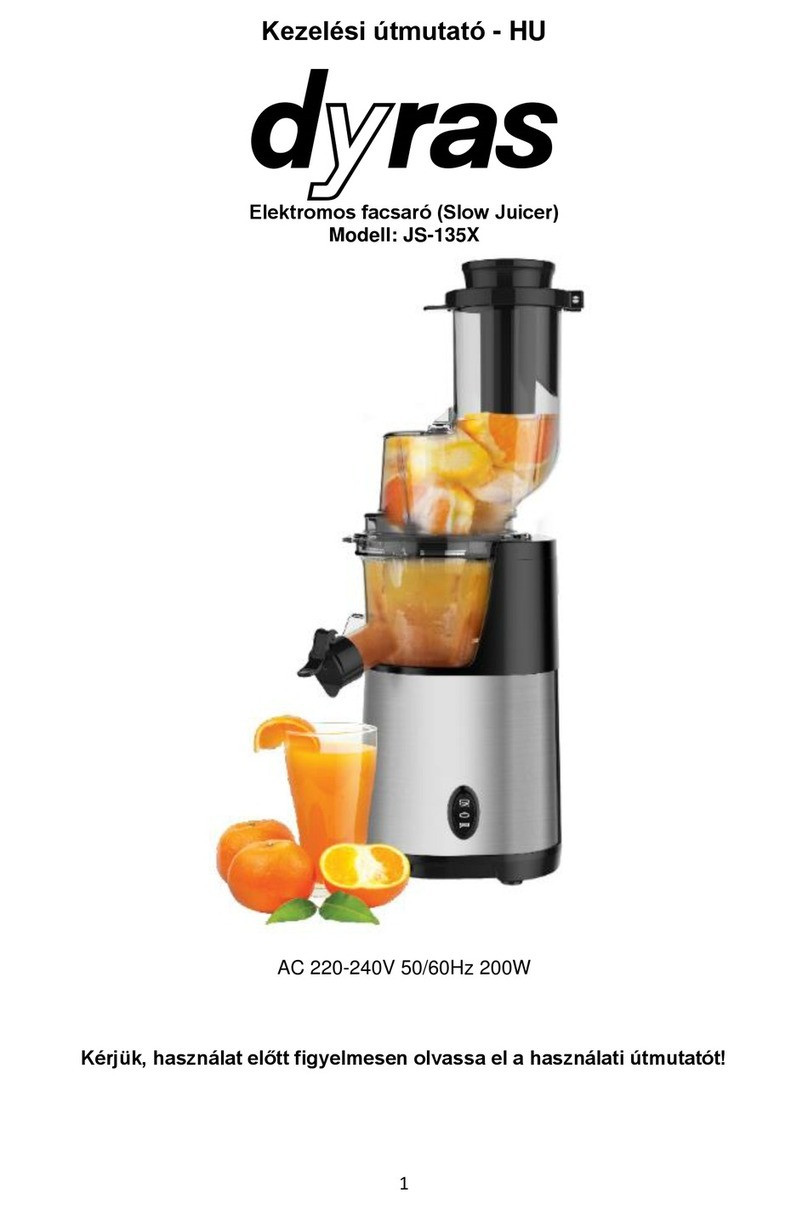 dyras JS-135X instruction manual