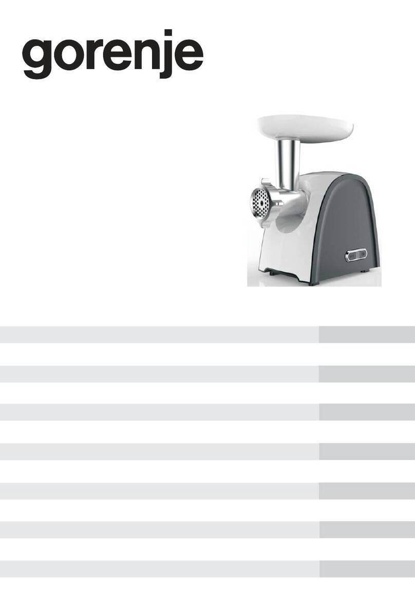 Gorenje MG 1800 SJW instruction manual