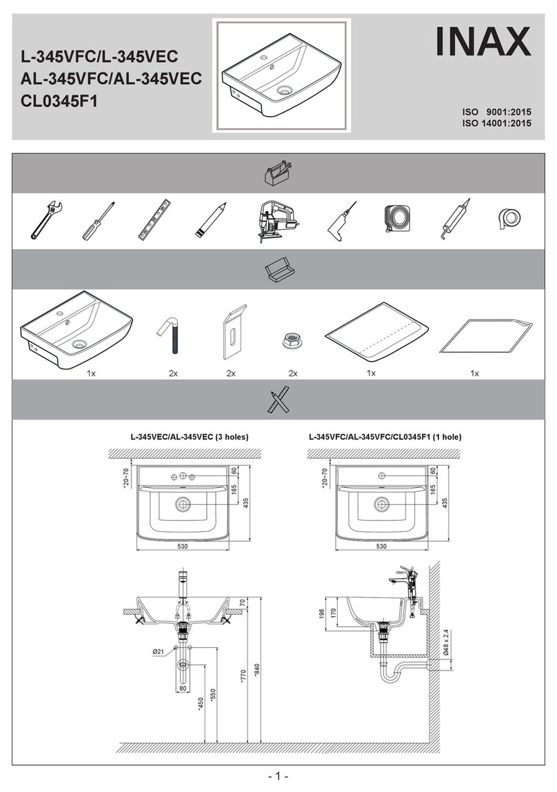 Inax L-345VFC manual