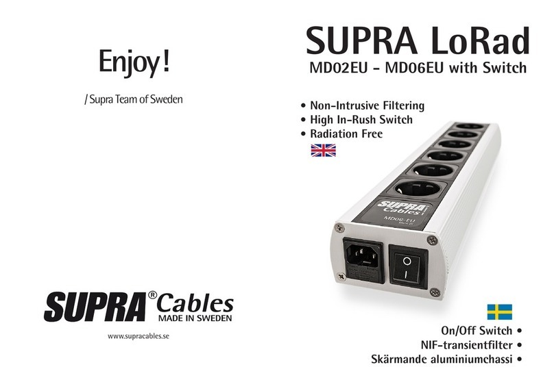 Supra LoRad MD02EU User manual