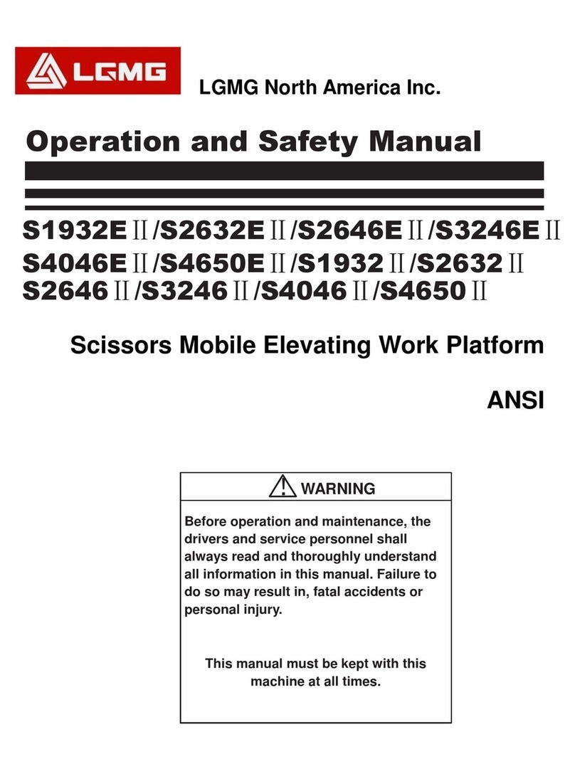 LGMG S1932E II Use and care manual
