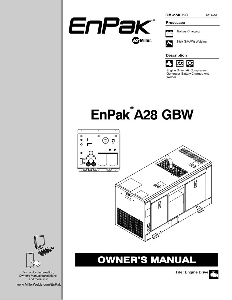 Miller EnPak A28 GBW owner's manual