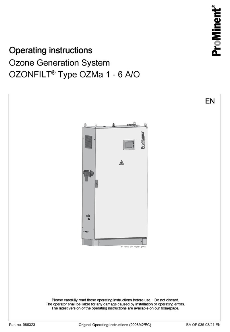 ProMinent OZONFILT OZMa 1 A User manual