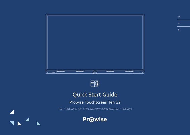 Prowise Touchscreen Ten G2 User manual