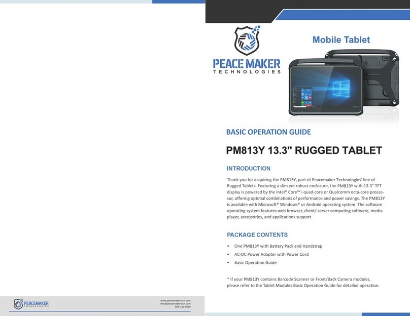 Peace Maker Technologies PM813Y Basic operation guide