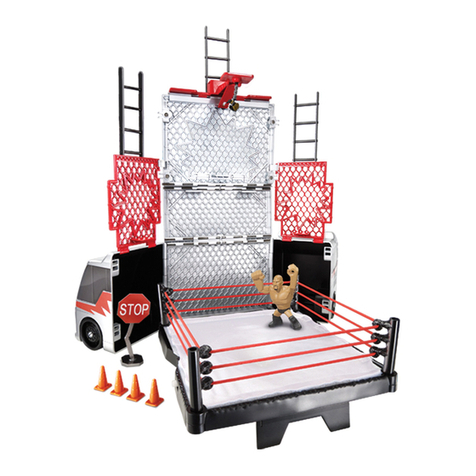 Mattel WWE Rumblers Rampage Transforming Tour Bus User manual