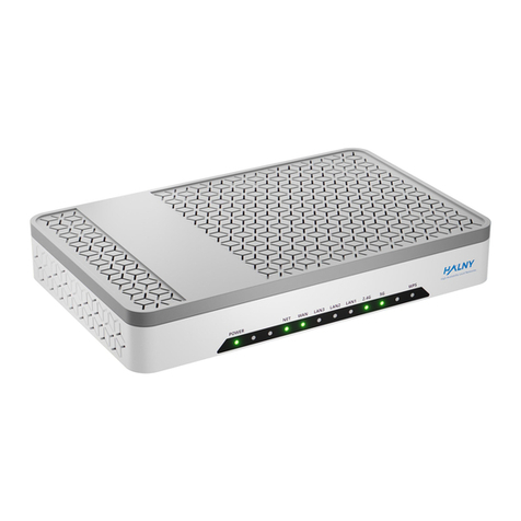 HALNy HLE-3GX-F Quick installation guide