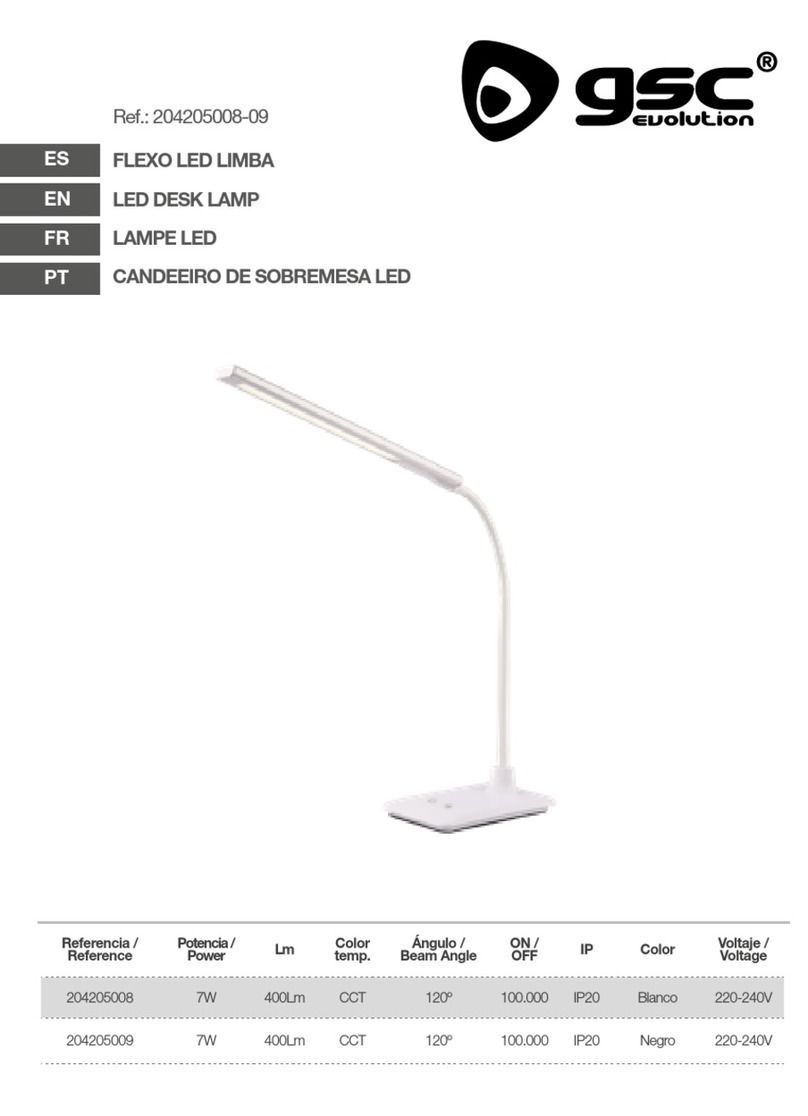 GSC 204205008 manual