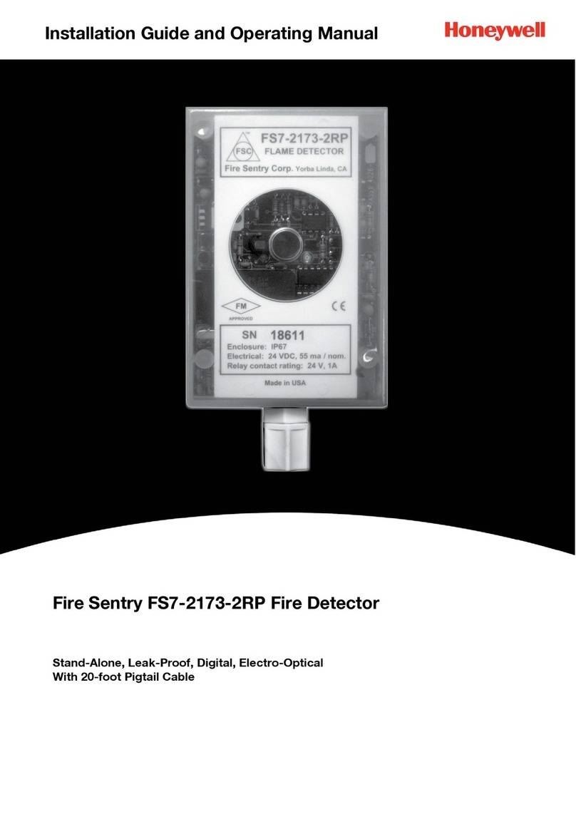 Honeywell Fire Sentry FS7-2173-2RP Installation guide and operating manual Honeywell Fire Sentry FS7-2173-2RP Installation guide and operating manual