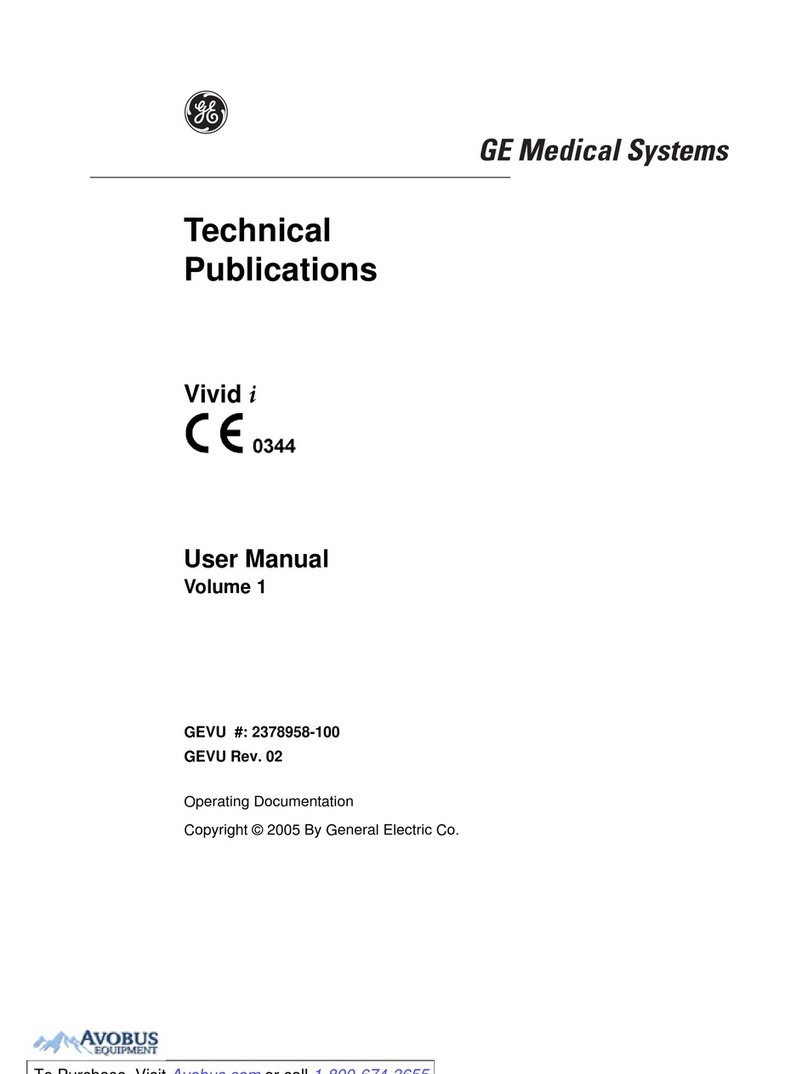 GE Vivid i User manual