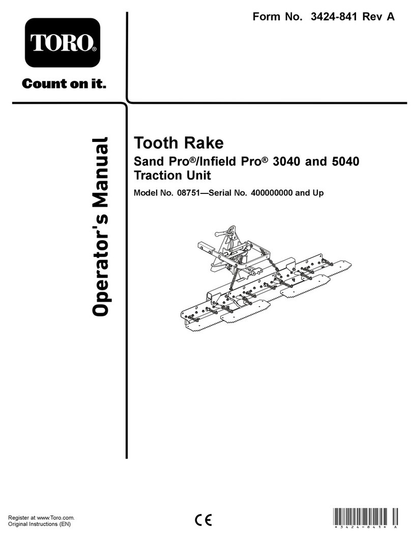 Toro Sand Pro 3040 Operator's manual