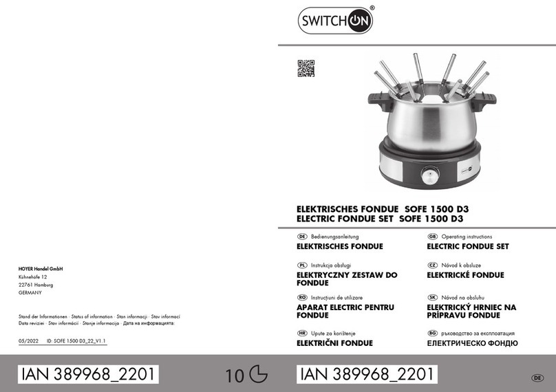 Switch On SOFE 1500 D3 operating instructions Switch On SOFE 1500 D3 operating instructions