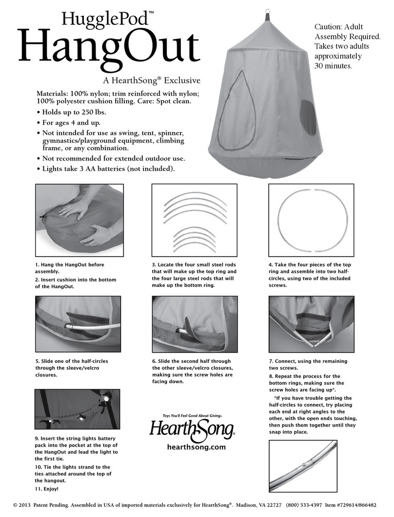 HearthSong HugglePod HangOut User manual