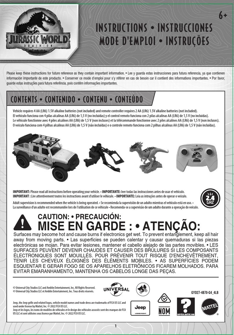 Mattel JURASSIC WORLD DOMINION GYD27-4L instructions