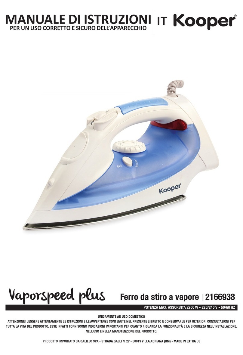Kooper Vaporspeed plus 2166938 User instructions