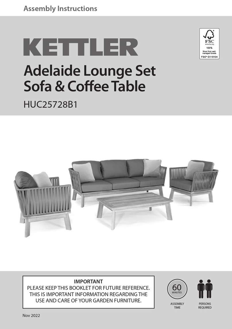 Kettler Adelaide HUC25728B1 User manual