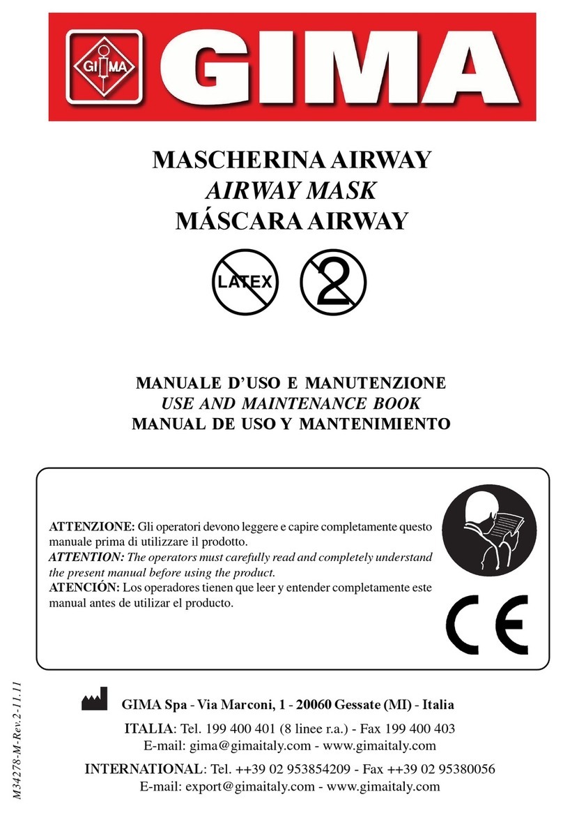 Gima AIRWAY MASK Parts list manual