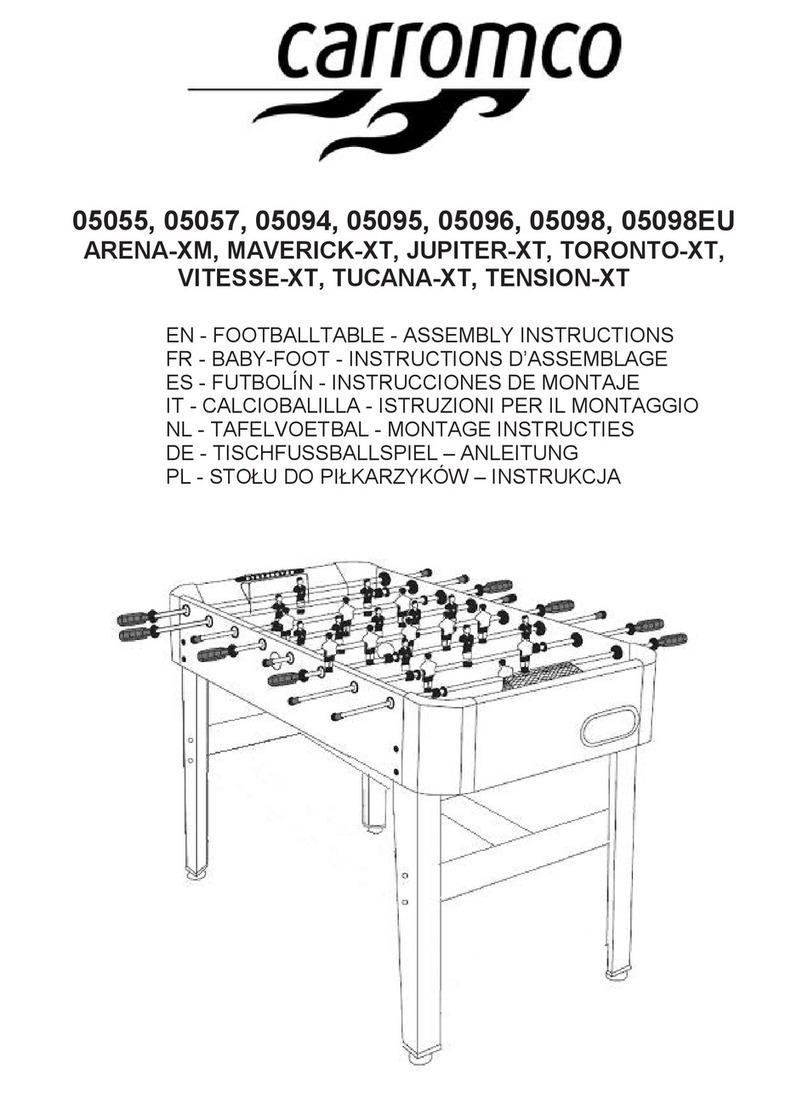 Carromco ARENA-XM Assembly instructions