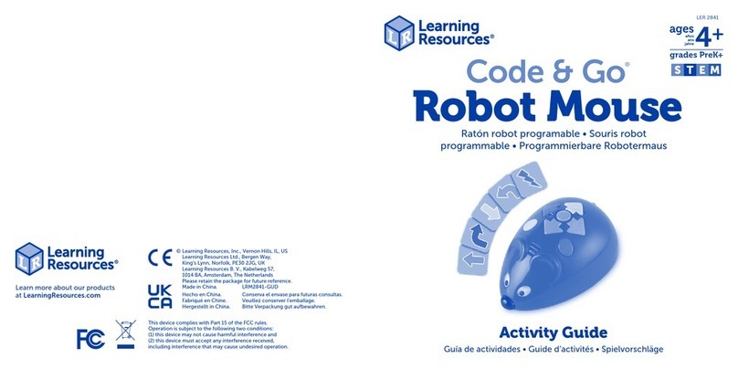 Learning Resources Code & Go Robot Mouse LER 2831 User manual Learning Resources Code & Go Robot Mouse LER 2831 User manual
