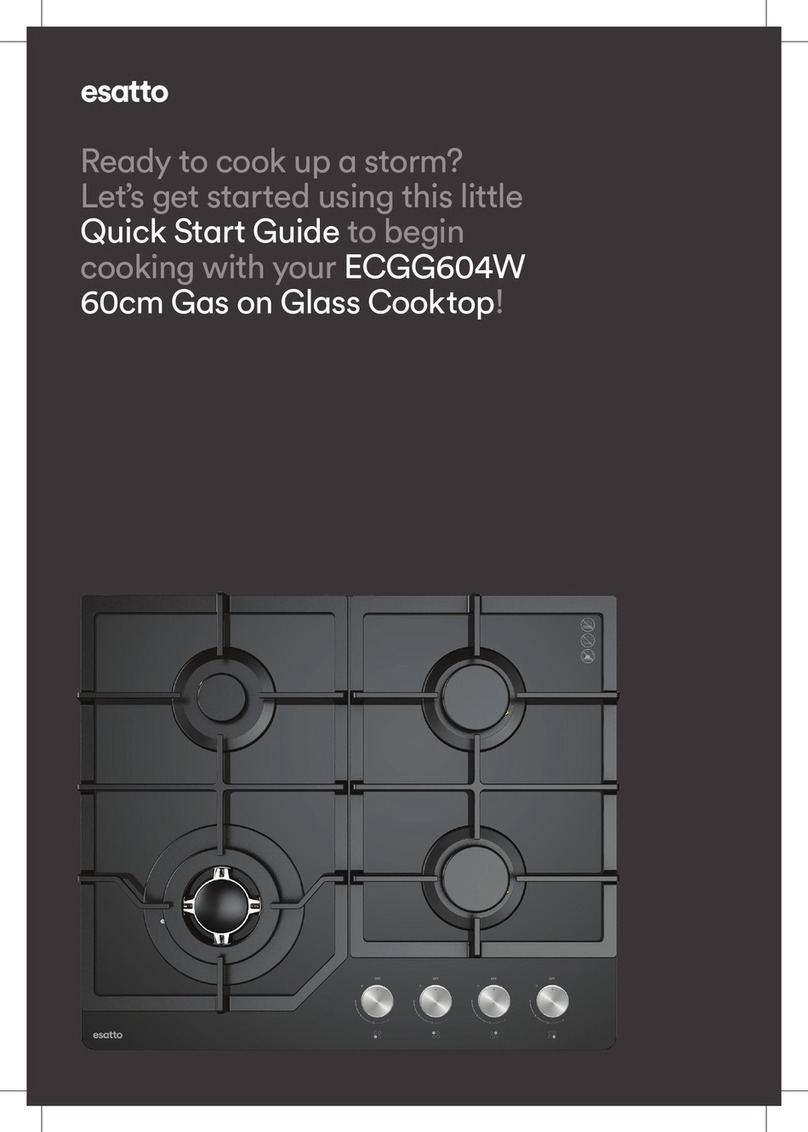 ES ECGG604W quick start guide