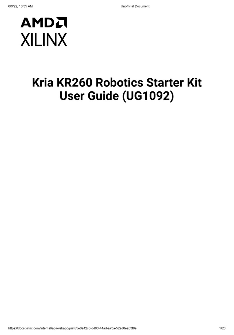 AMD XILINX Kria KR260 User manual