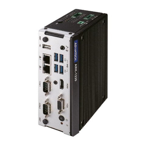 Advantech ARK-1220F User manual